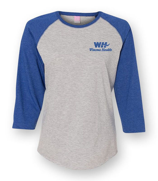 3530 Ladies Baseball Jersey Tee Winona Health Apparel & Accessories