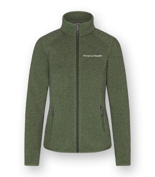 Picture of 9892 - Ladies' Ashton Sweater Knit Fleece Jacket